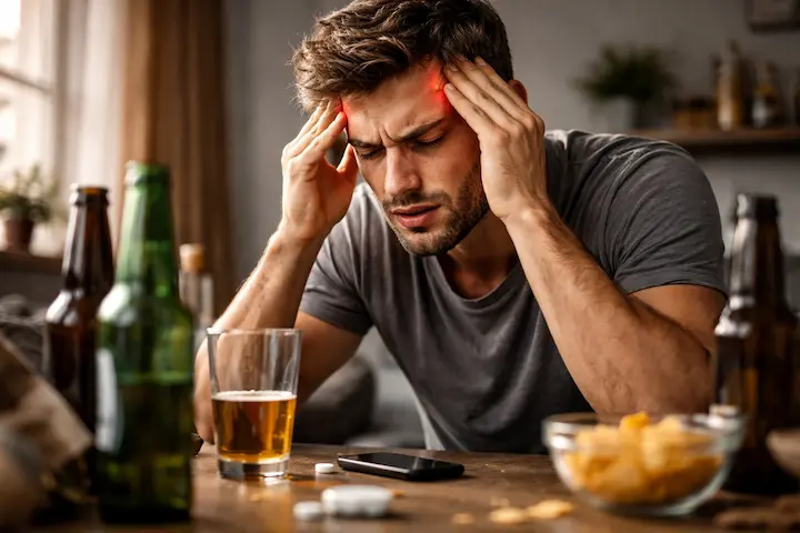 Cefalea por intoxicación alcohólica. Enfoque neurobiomecánico.